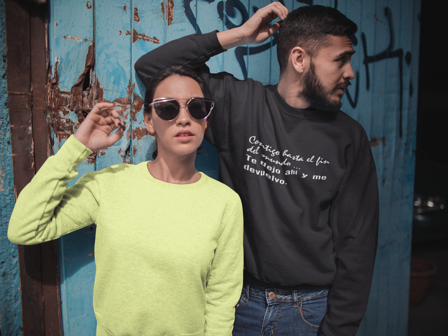 Sweatshirt Contigo hasta el fin del mundo