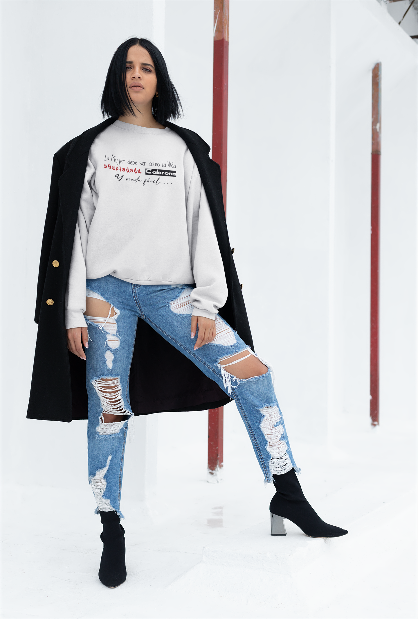 Sweatshirt La mujer debe ser